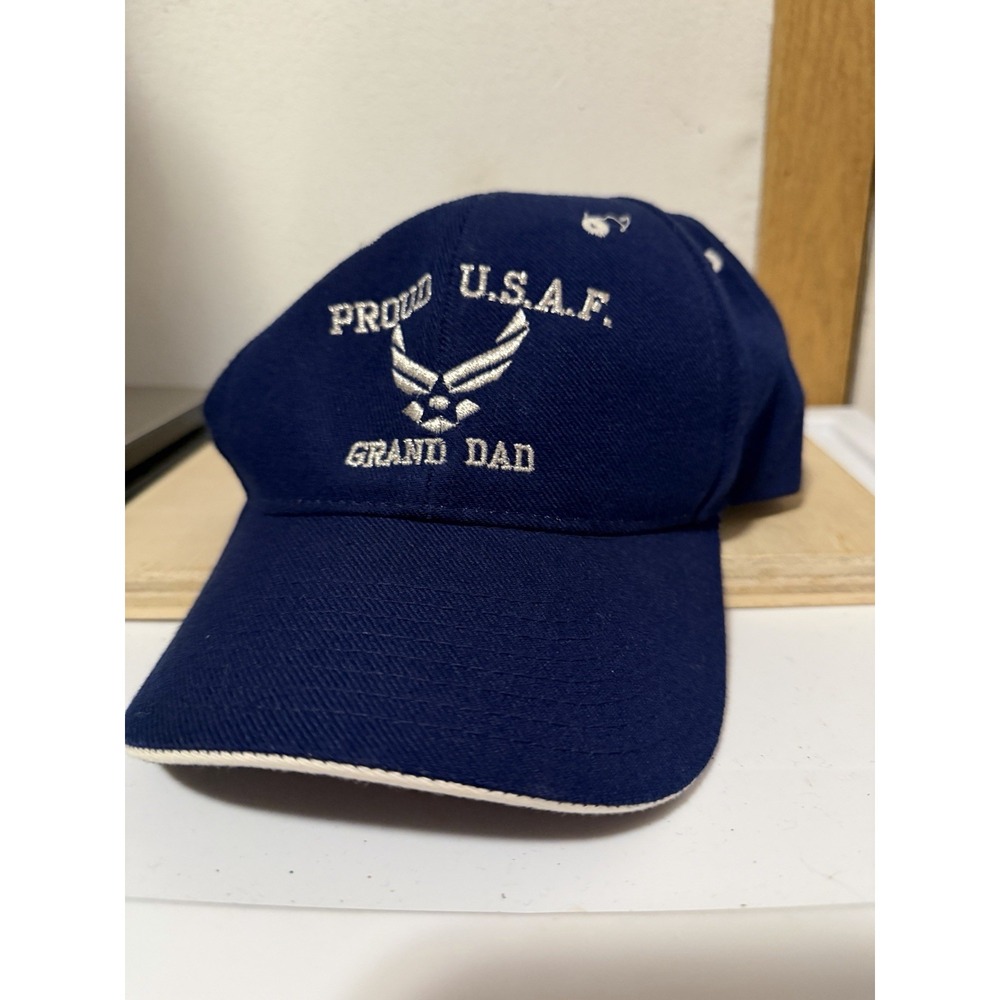 U.S.A.F Proud Gran Dad Cap Hat Blue